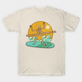 Lost but free paradise at sea T-Shirt